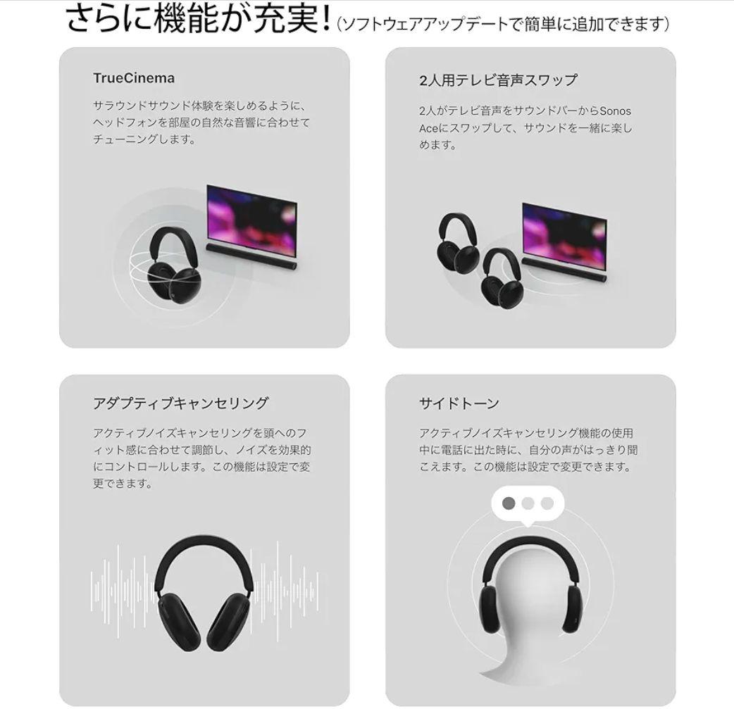 【美品】Sonos Ace ブラック