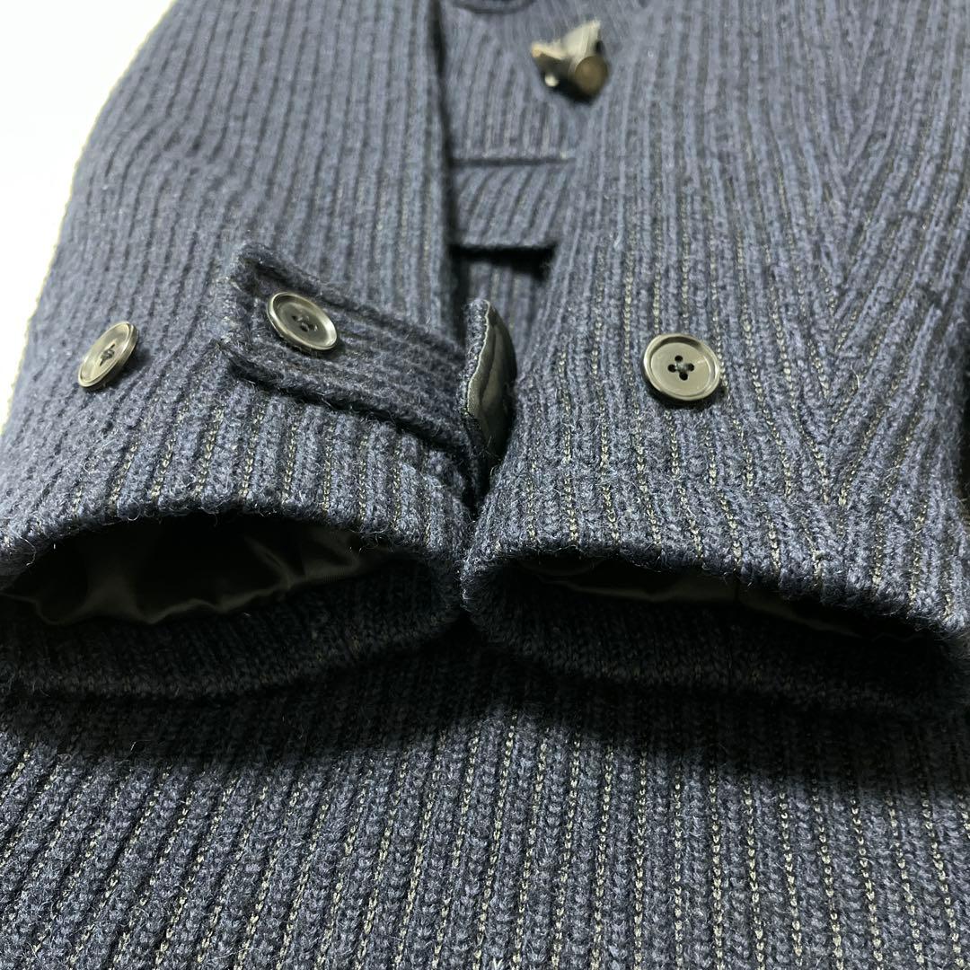 BARNEYS NEWYORK⭐︎L ダッフルコート ウールコート ネイビー