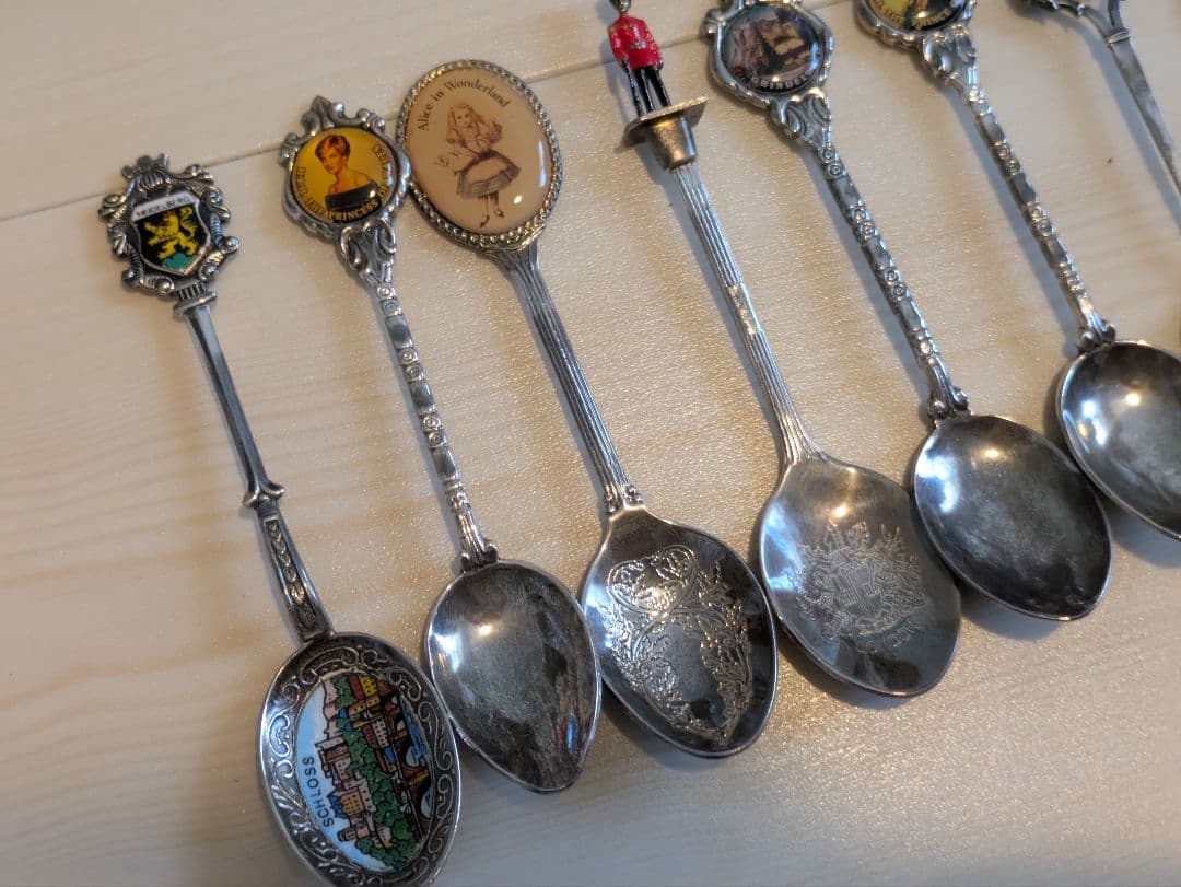 (木製スプーンラック付き）スーベニアスプーンラック　セット