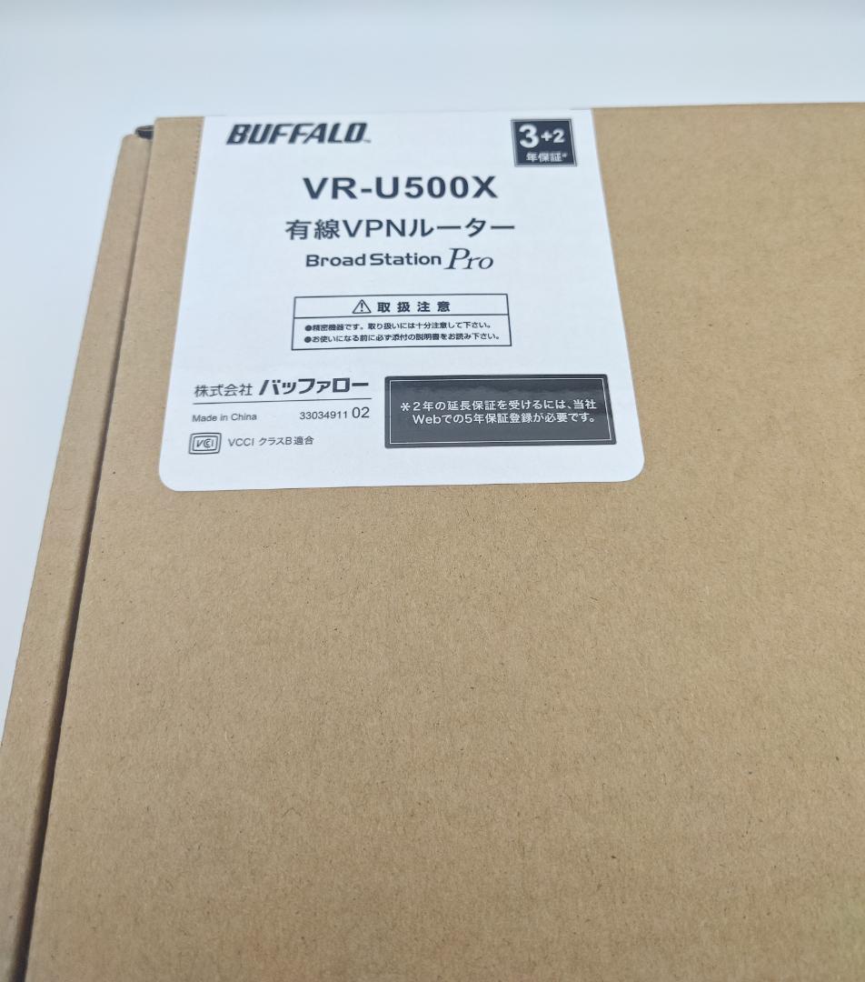 BUFFALO VPNルーター 10Giga・有線モデル VR-U500X
