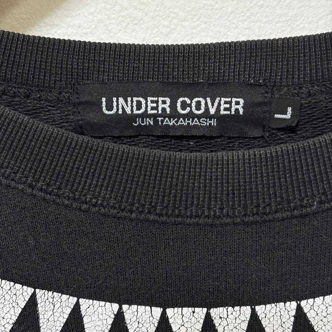 アンダーカバー UNDER COVER スウェット GIZ柄 L ブラック
