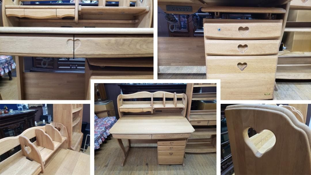 リッツ　I21　②　マルニ　学習机３点セット　フレンディ