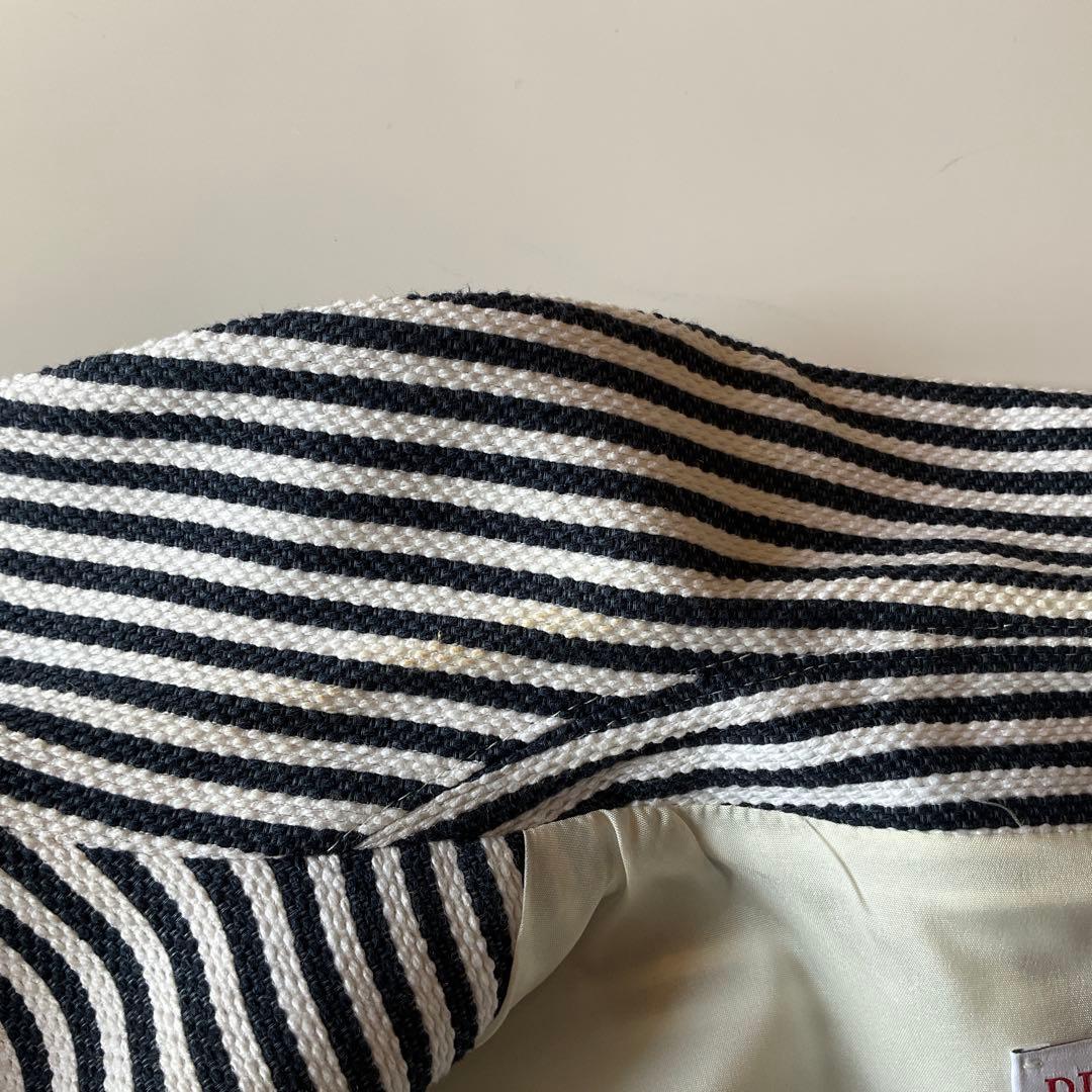 レッドヴァレンティノ　半袖ジャケットのみ　マリンボーダー　美品