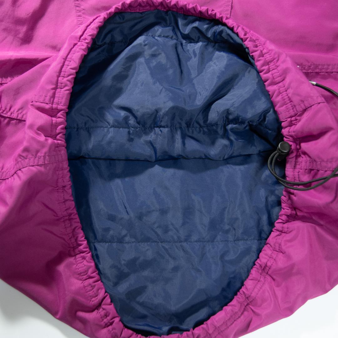 エルエルビーン　アノラックパーカー　中綿入り　プルオーバー　ピンク　パープル