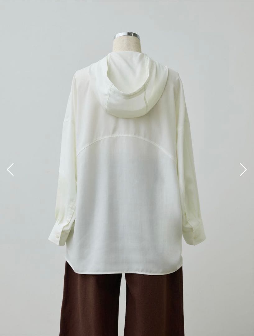 crewre フルダルスパンフードシャツ　サイズ2