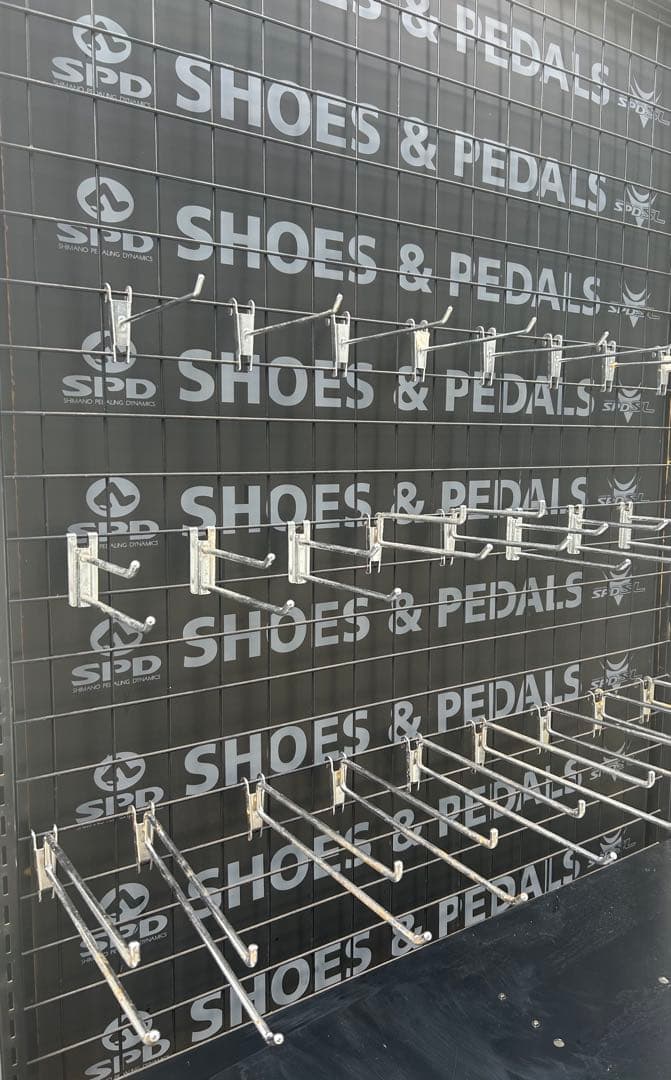 販促非売品 SHIMANO 電飾つき ネットラック 棚什器 ディスプレイスタンド