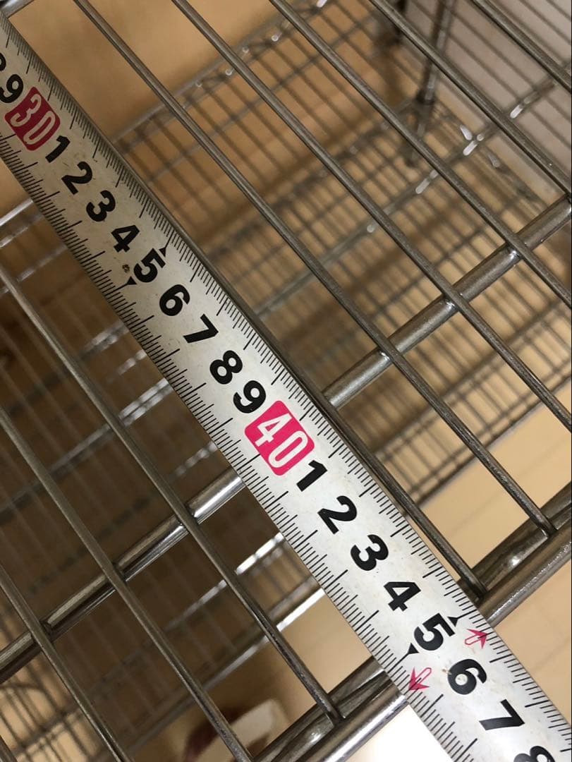 ②Lumenis スチールラック 5段 シルバー