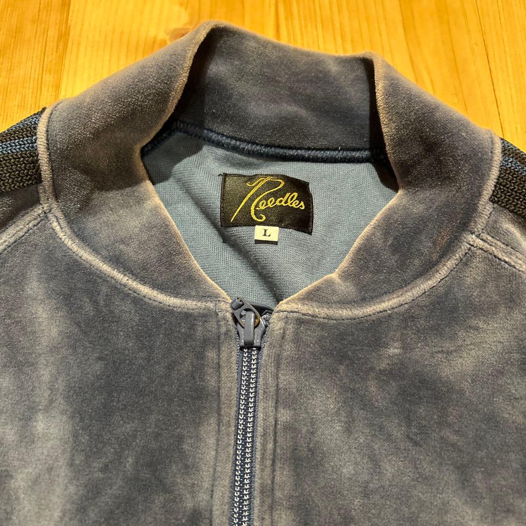 最終値下げ！！Needles グレー ジップアップジャケット L