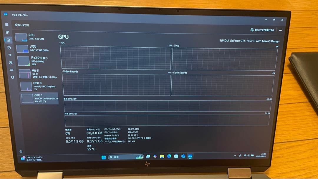 美品HP Spectre x360 i7 10th 1TBパフォーマンスモデル
