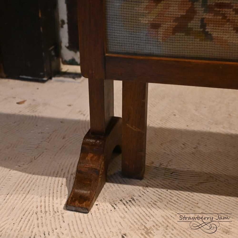 L3710-82 英国アンティーク ファイヤースクリーン カフェテーブル ポワン