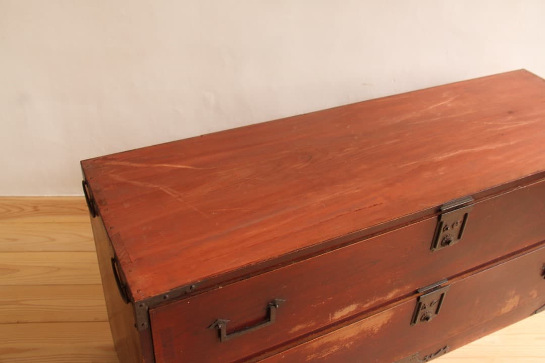 棚　2段　木製　収納棚　古道具　古家具　ビンテージ　アンティーク　レトロ