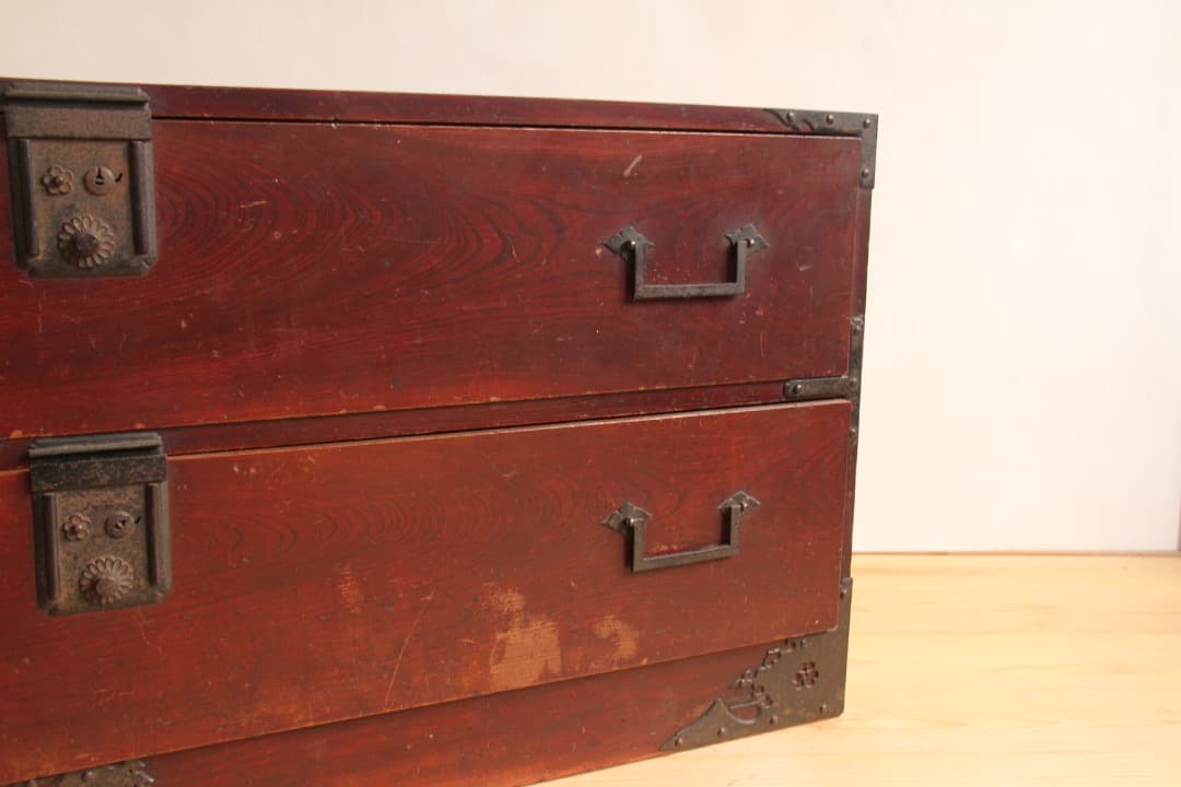 棚　2段　木製　収納棚　古道具　古家具　ビンテージ　アンティーク　レトロ