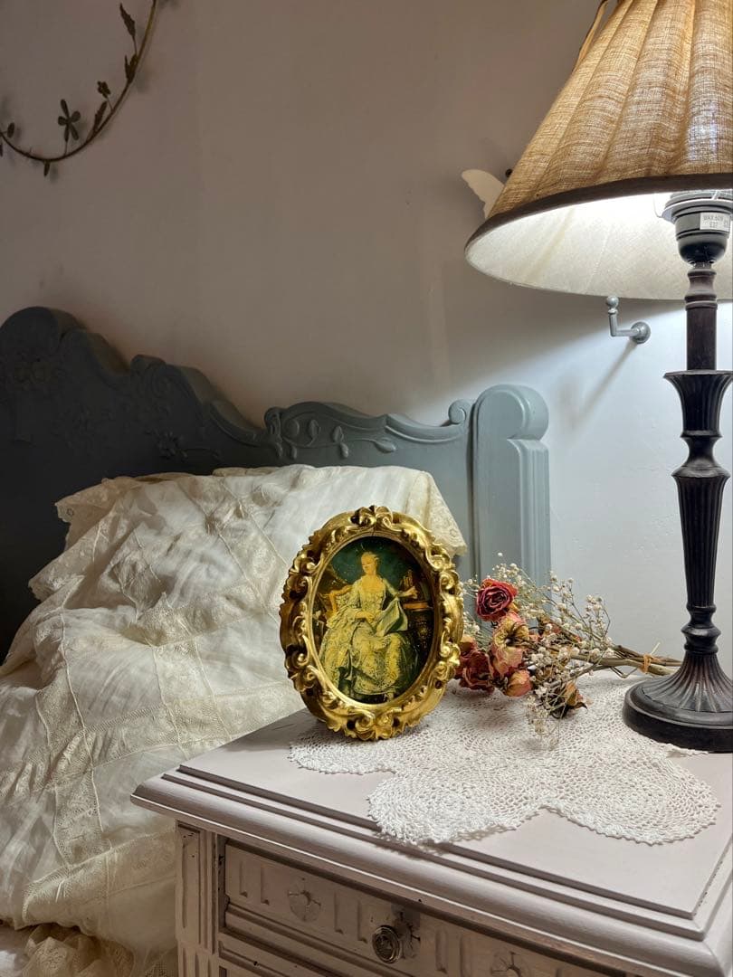 ◆フランスアンティーク｜世界の名画1700年代パリ中世絵画ポンパドール金装飾額