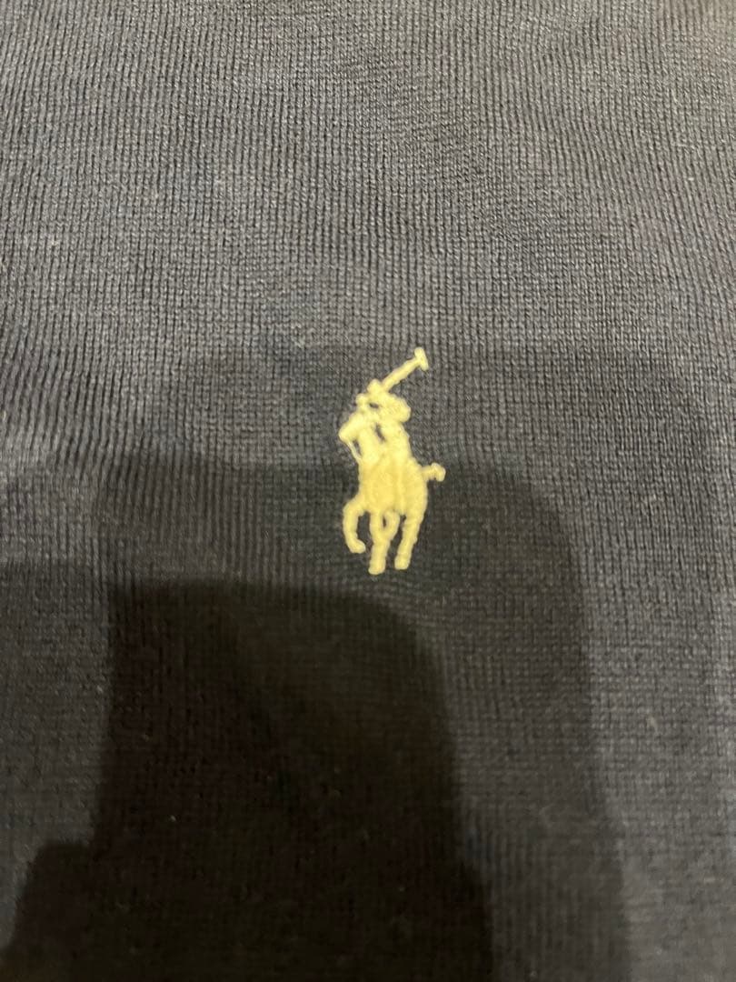 ラルフローレン コットンカーディガンネイビー