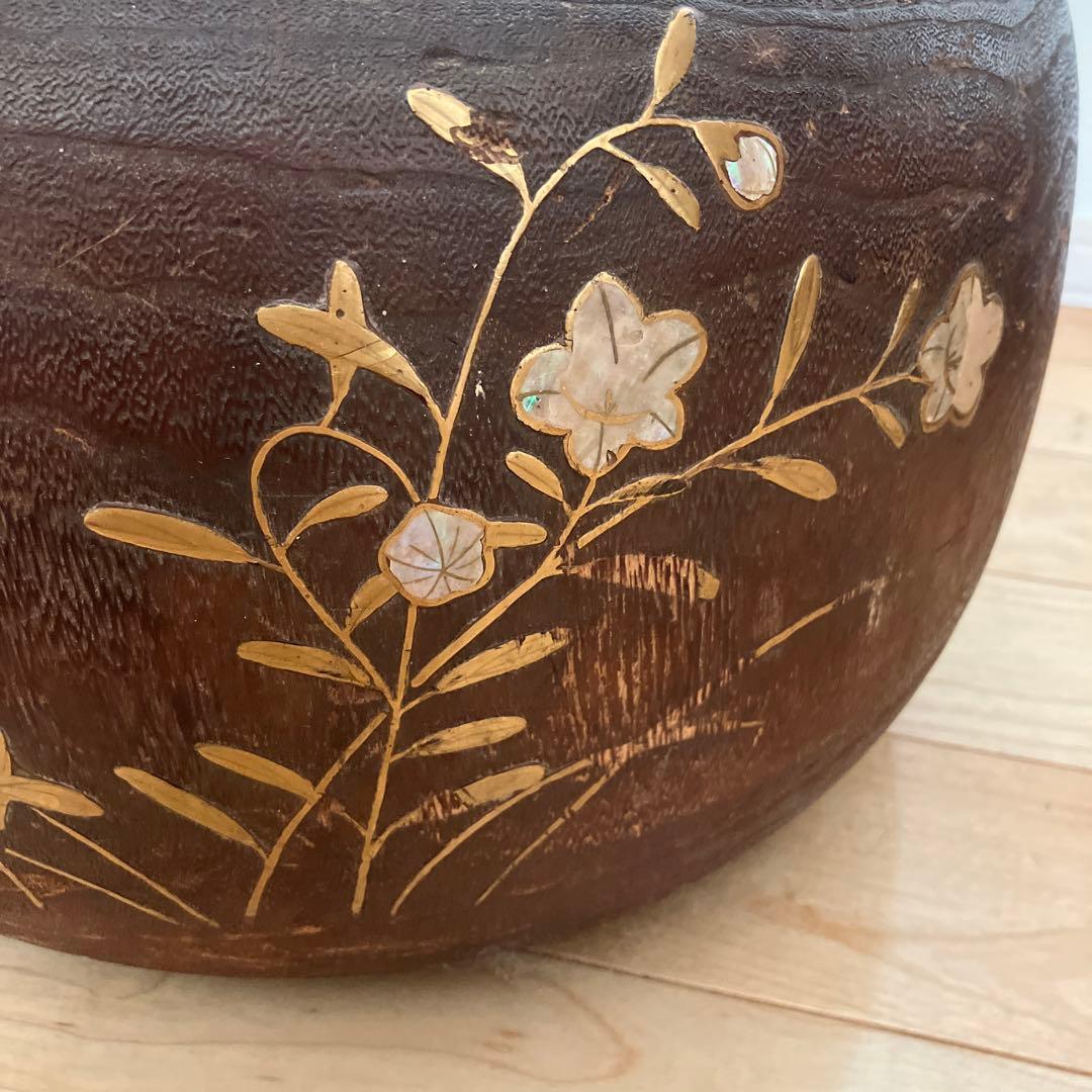 火鉢　アンティーク　茶道