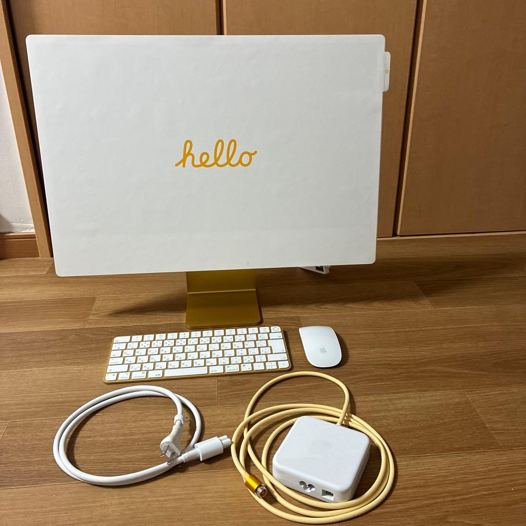 iMac 24インチ M1 2021年モデル 8GB/256GB イエロー