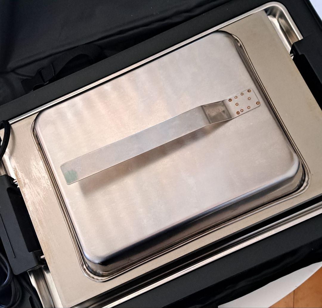 BALMUDA ホットプレート ヘラ、収納ケース、別メーカー蓋付き