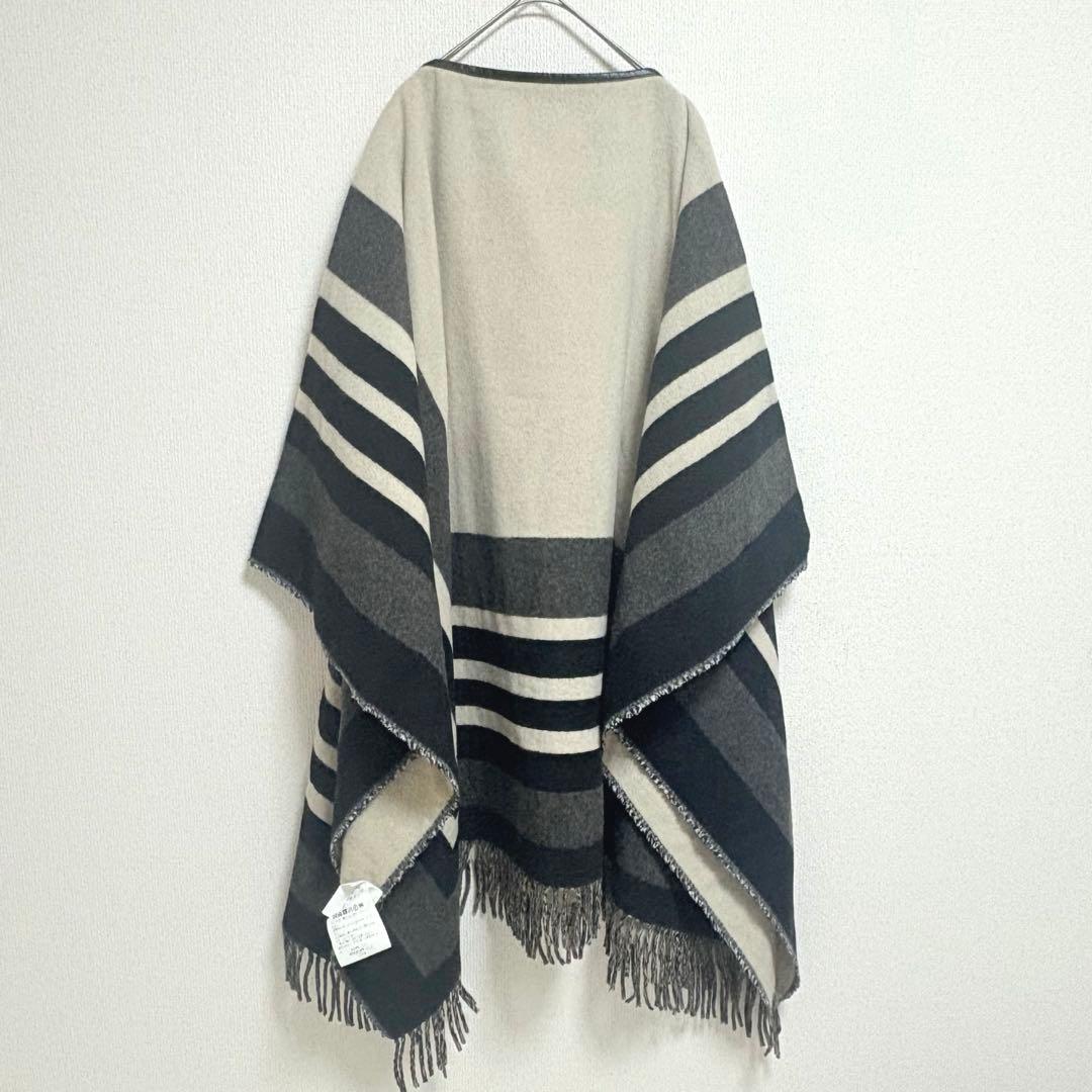 ◆試着のみ◆INSCRIRE◆ポンチョ コート ウール アンスクリア