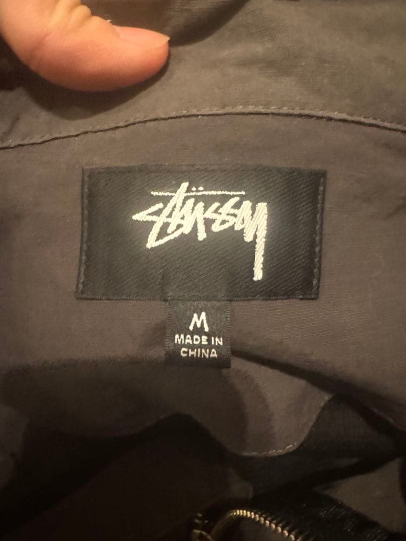 Stussy シェルジャケット 黒