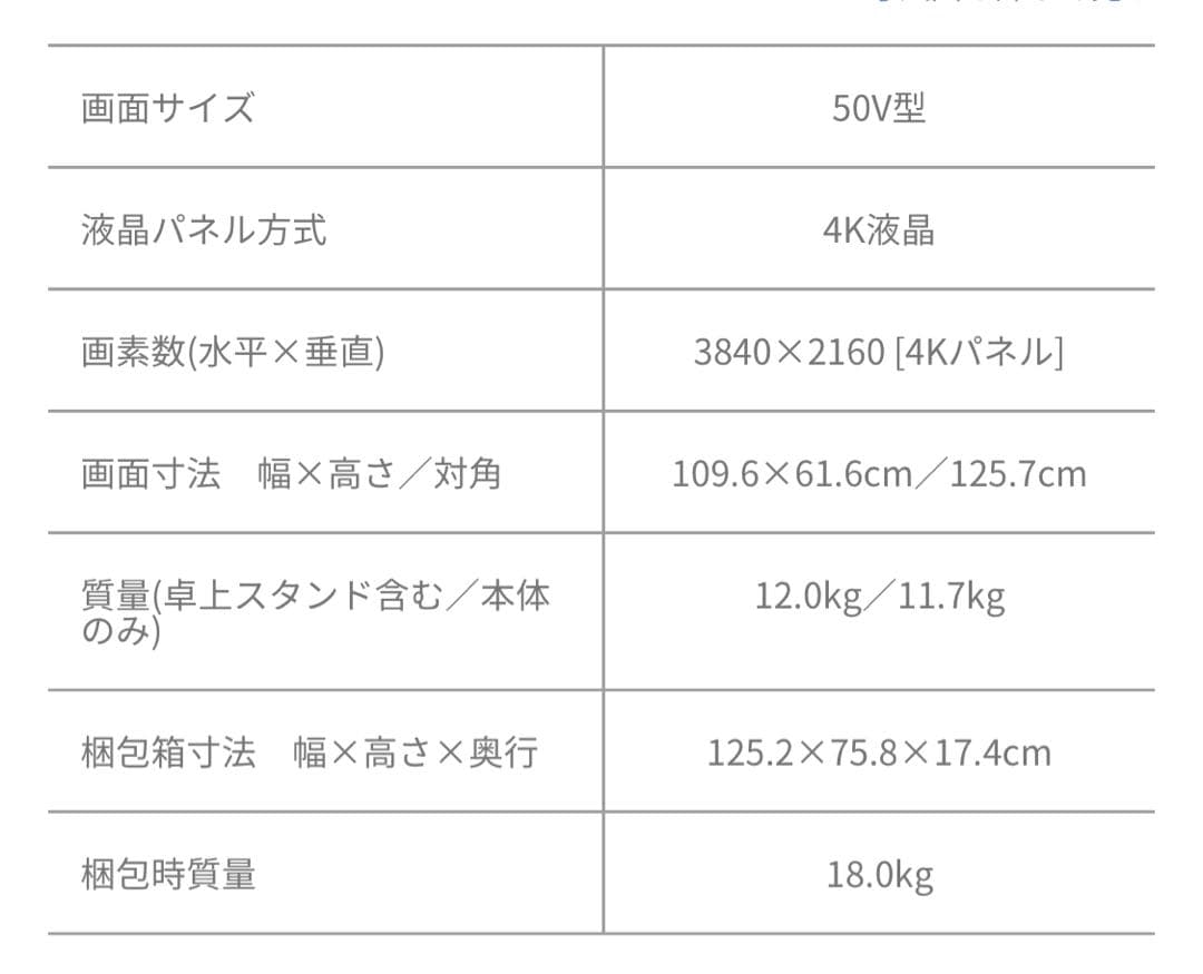 ジャンク 4K液晶テレビ 東芝 REGZA レグザ 50インチ 50C340X