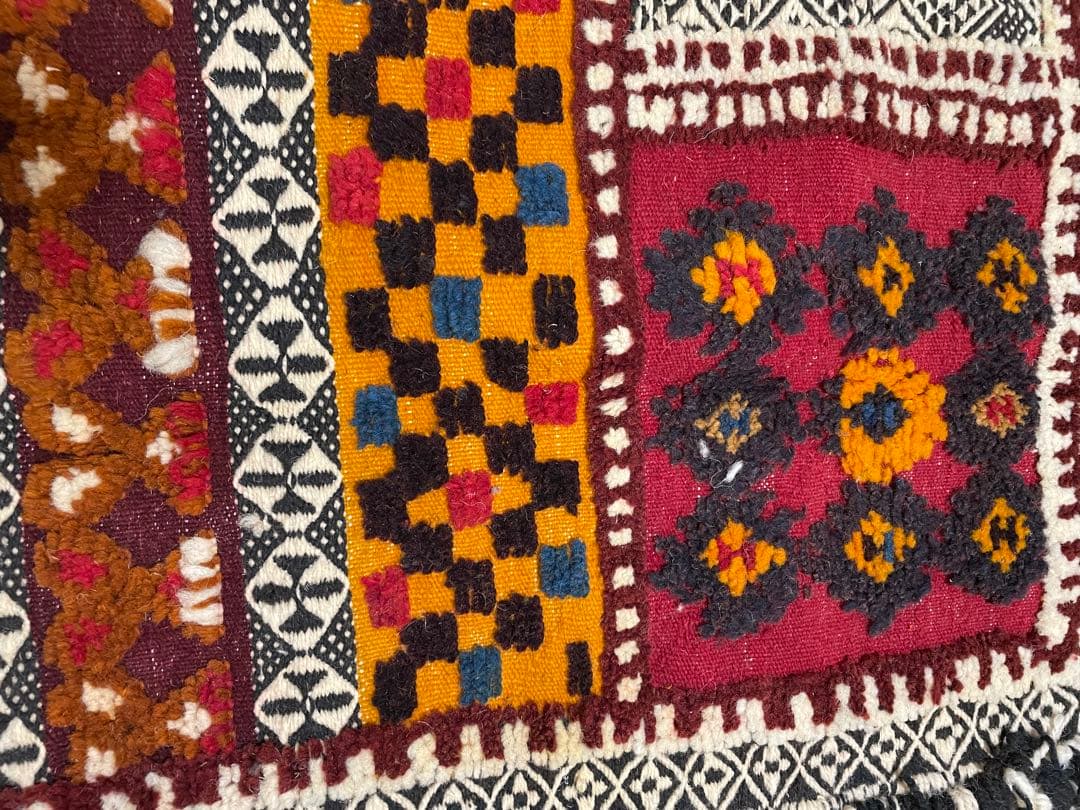 【希少・手織り】モロッコ製 ベルベルラグ／ハンドメイド・未使用