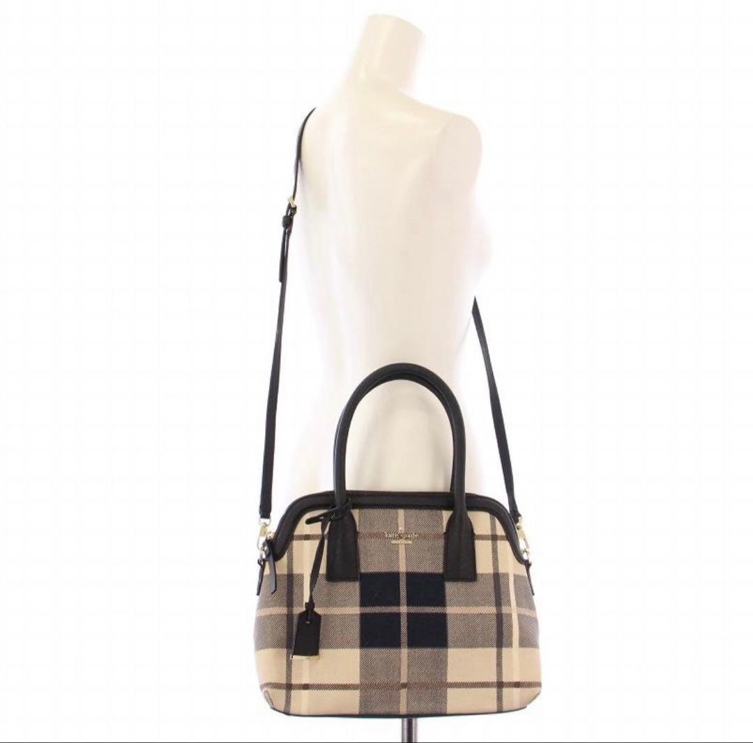 ケイトスペード　kate spade チェック柄ハンドバッグ 美品