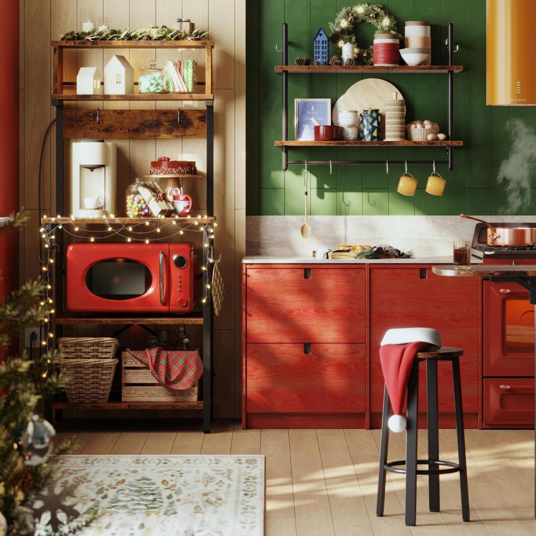 キッチンラック レンジ台 レンジボード レンジおき 幅60cm 収納 棚