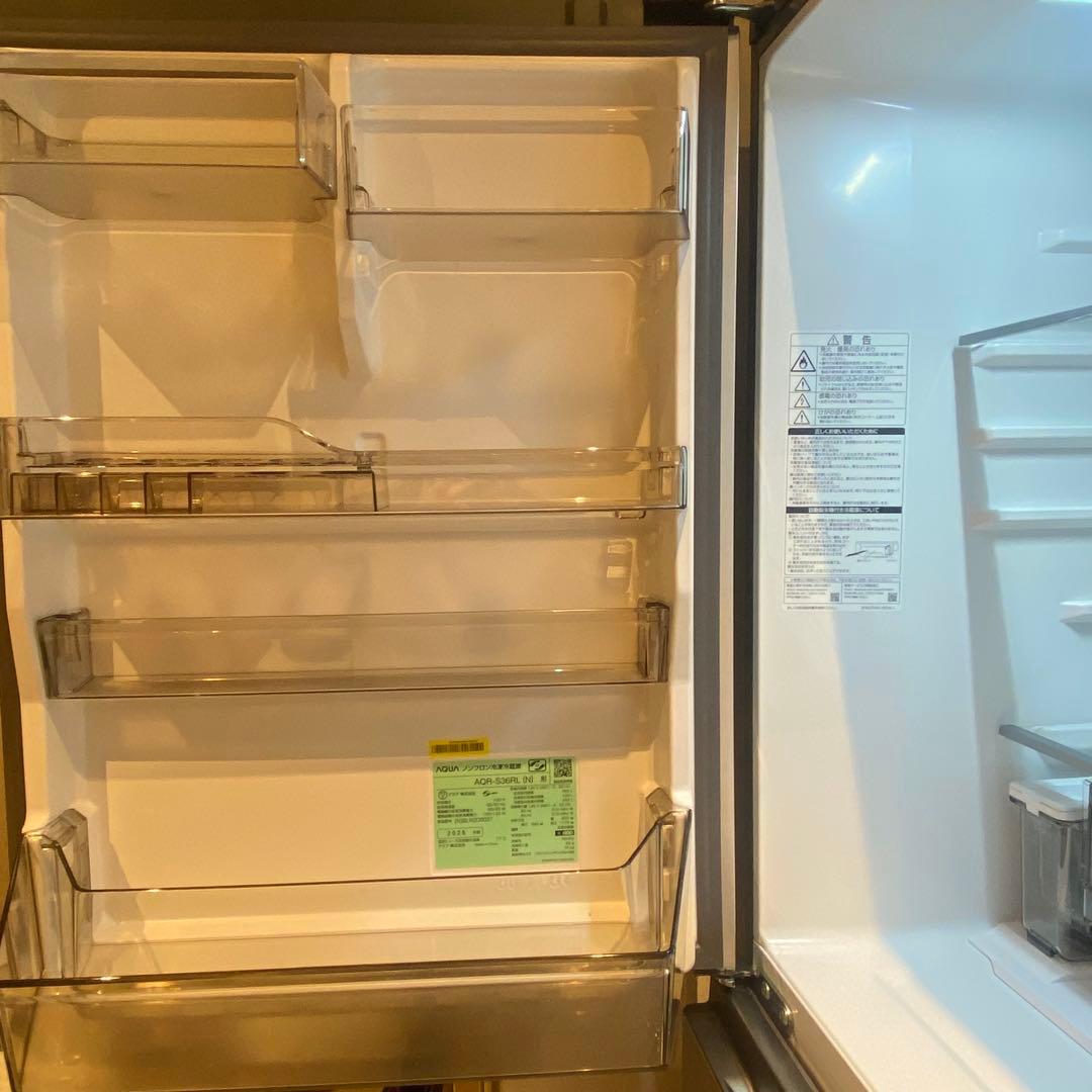 2025年製 AQUA ノンフロン冷蔵庫 AQR-S36RL(N)