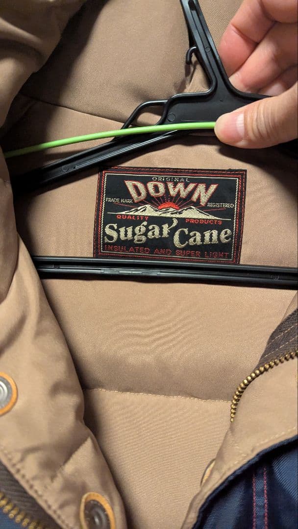 クリーニング済　SUGARCANE 東洋エンタープライズ　ダウンジャケット　M