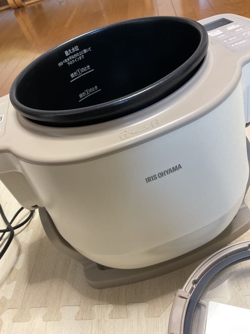 IRIS OHYAMA DMC-IB2-C シェフドラム　1.0L ホワイト