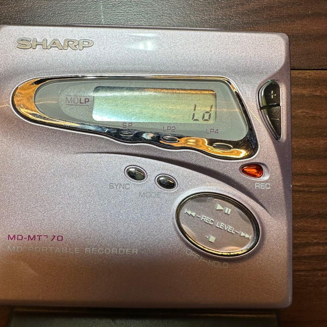 SHARP MD-MT770 ポータブルMDプレーヤー 5542