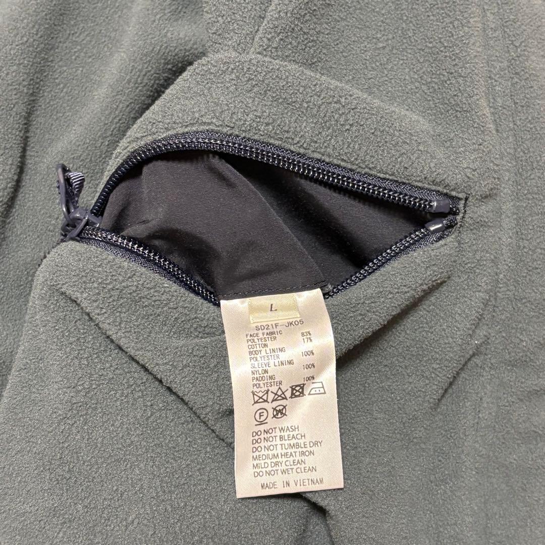 セダンオールパーパス　フリースラインドジャケット　ナイロンジャケット　ネイビー