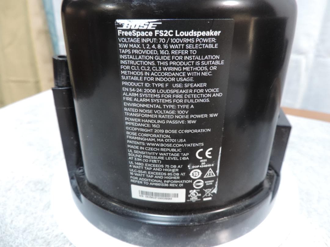 Bose FreeSpace FS2C 埋込型スピーカー 4個セット　477A