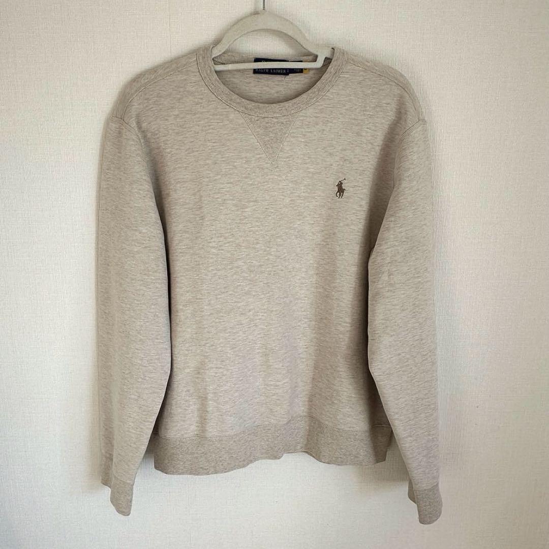 ポロラルフローレン スウェット トレーナー ベージュ Mサイズ