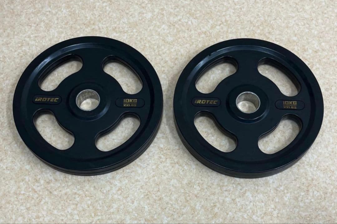 IROTEC オリンピックプレート 20kg [ 10kg x 2枚セット ]