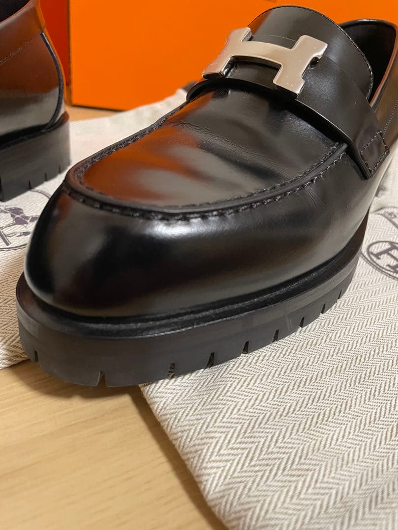 なゆ0225HERMES ローファー　レディース