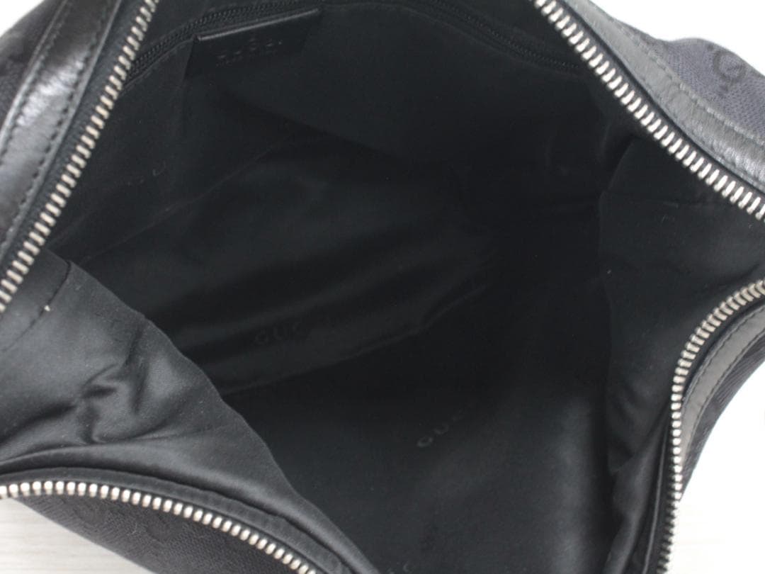 ▲GUCCI/グッチ ショルダーバッグ ワンショルダー GG柄 ブラック