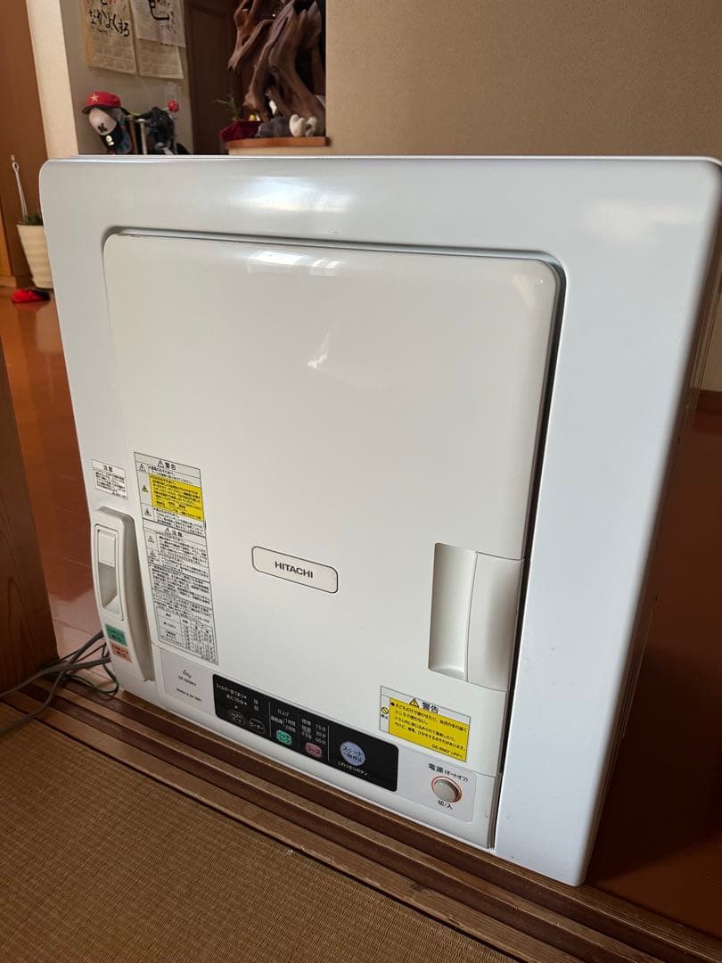 HITACHI 電気式乾燥機 6キロ　ジャンク品
