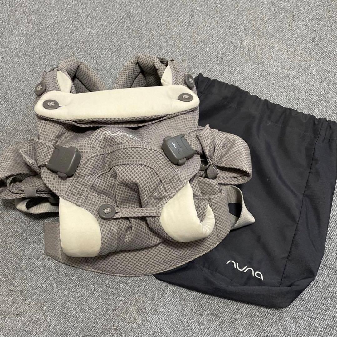 美品★nuna抱っこ紐カドルクリックfog★使用1年未満