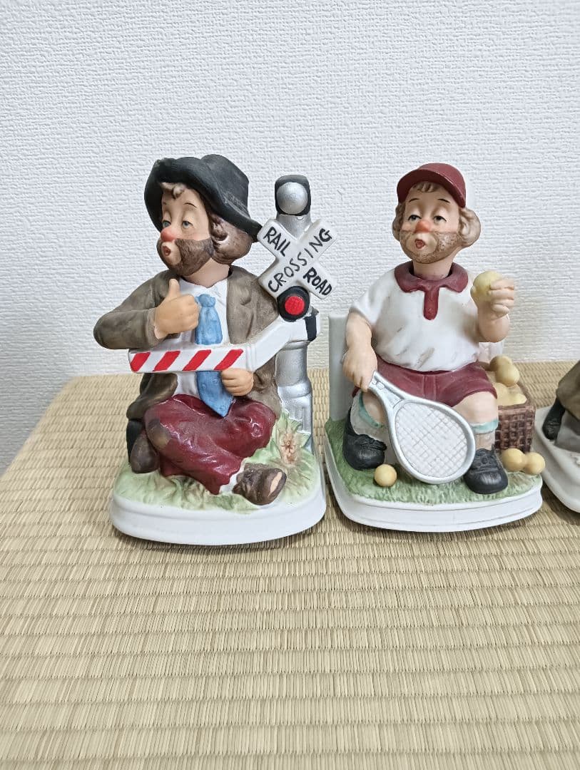 陶器製フィギュアオルゴールセット 6体