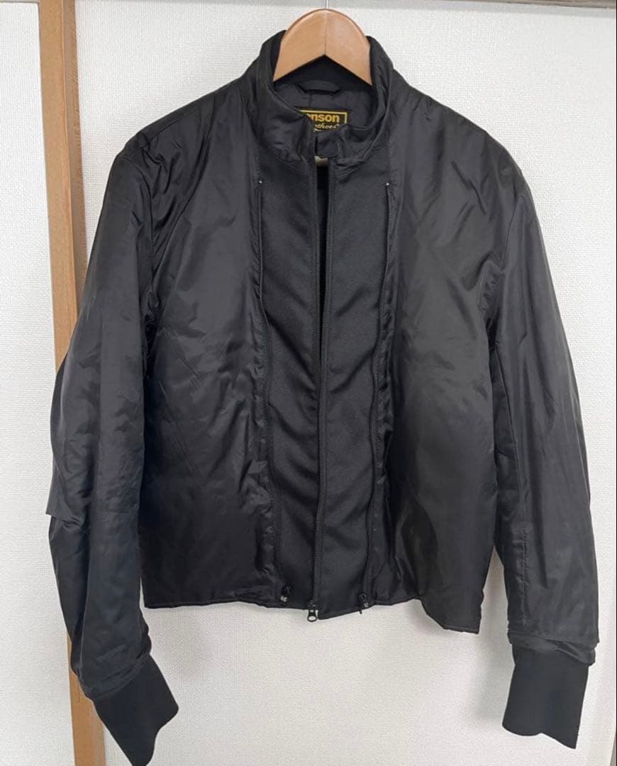 Vanson ライダースジャケットデニムプロテクター付き