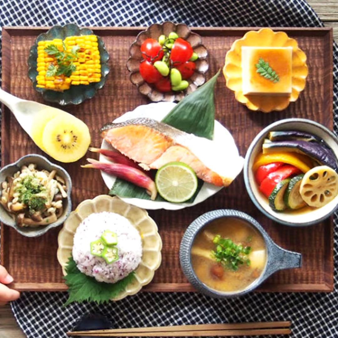 【特価】　高塚和則　一人膳　2客セット　角盆　トレイ　トレー　木工　作家