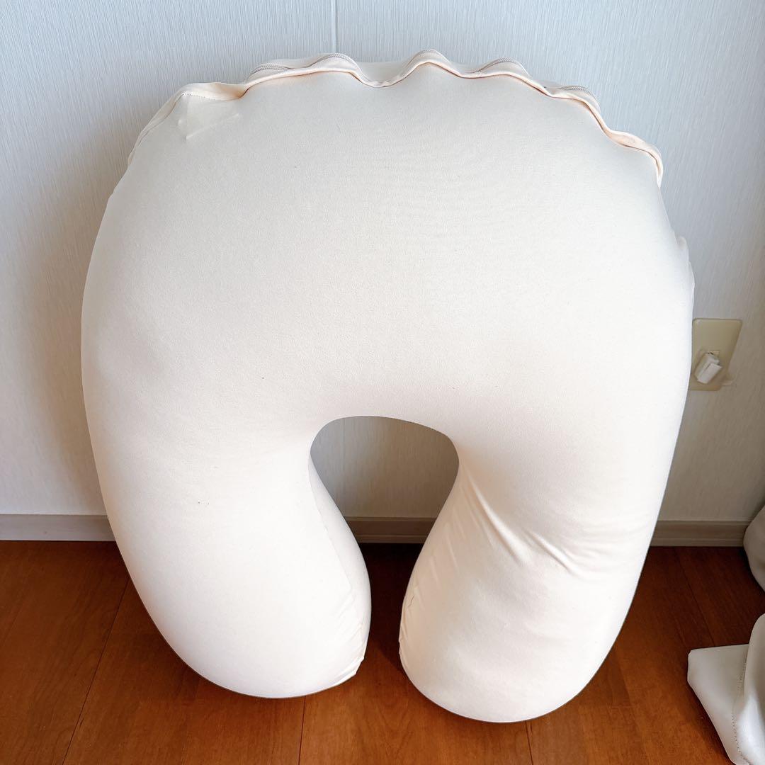 【未使用】Yogibo Support ヨギボーサポートU字型 クリームホワイト