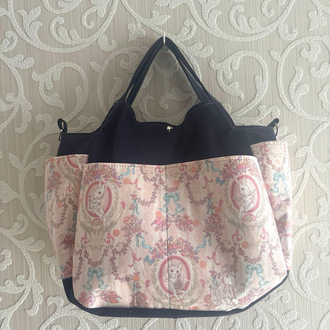 rose様オーダーページ♡ランチバッグ☆トートバッグ☆猫柄♡ジョリーフルール