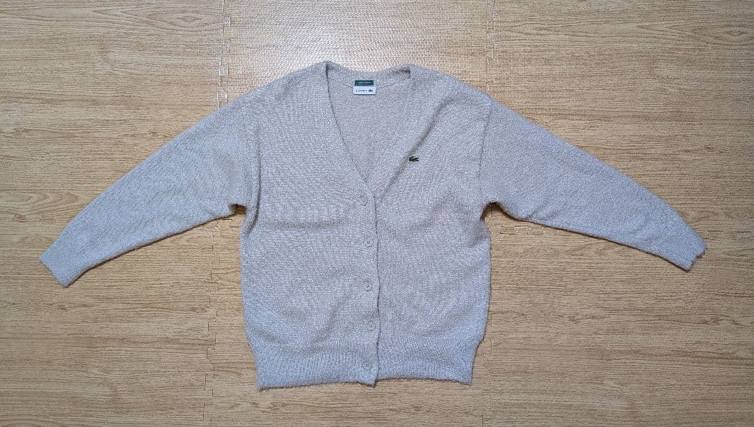 Lacoste 　スナイデル　コラボ　ラメカーディガン　36