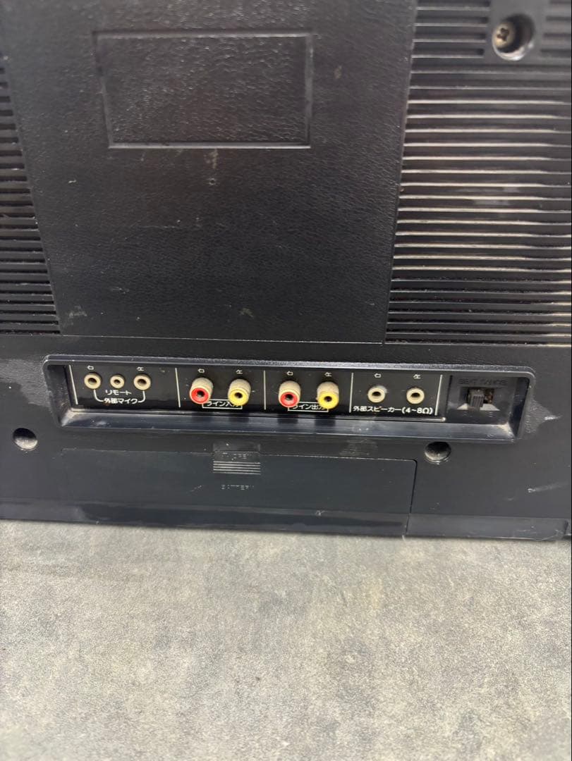 希少！SHARP ラジカセ GF-305ST 昭和レトロ 70s シルバーボディ