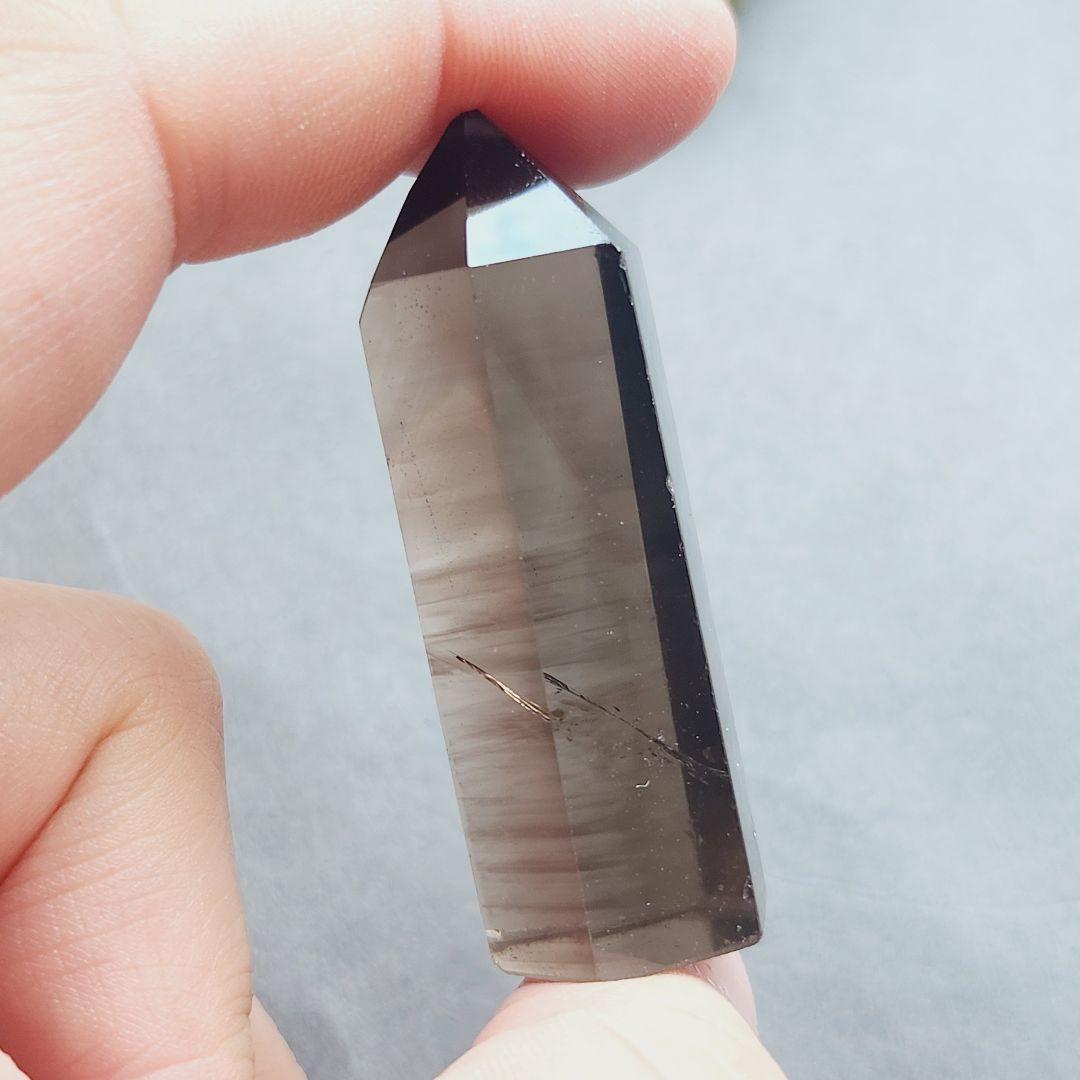 【一点物】ライトニング 水晶  雷水晶  六角柱 ポイント ✩.*˚天然石