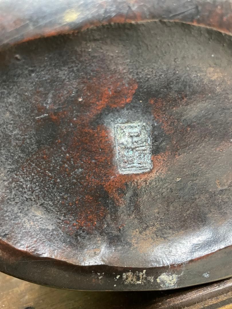 毘沙門天立像 金属製