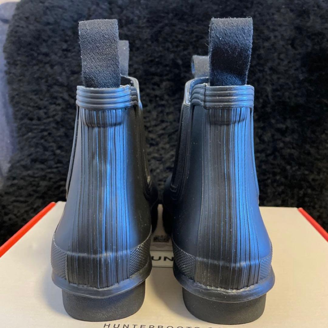 HUNTERハンター レインブーツ サイドゴア　BLACK