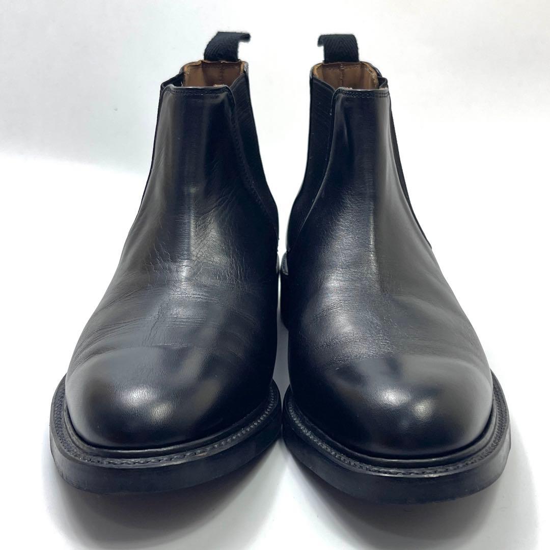 REGAL リーガル ショートブーツ サイドゴアブーツ 本革 ブラック 26cm